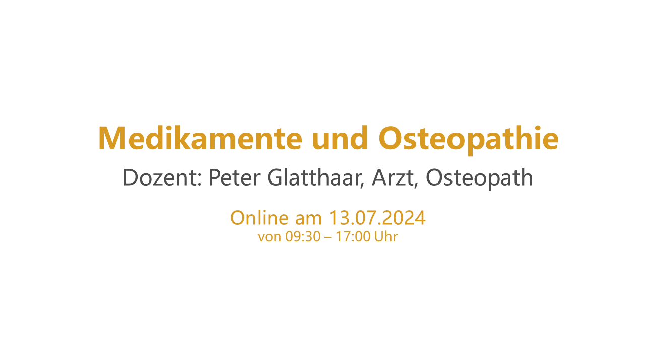Osteopathie Ausbildung