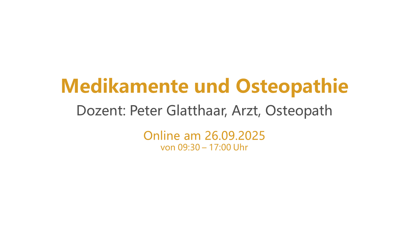 Osteopathie Ausbildung